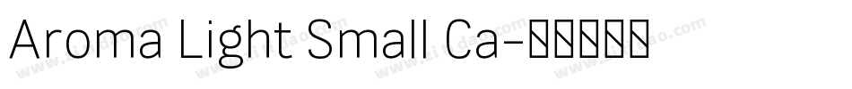 Aroma Light Small Ca字体转换